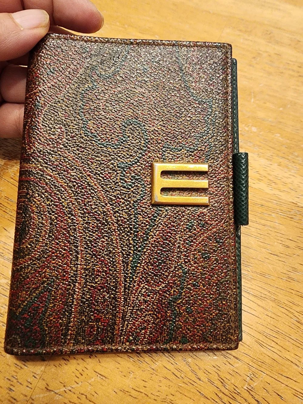 Etro Paisley Agenda Wallet  the brand's signature colorful paisley print
